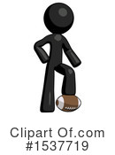 Black Design Mascot Clipart #1537719 by Leo Blanchette