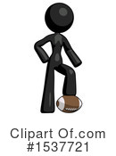 Black Design Mascot Clipart #1537721 by Leo Blanchette