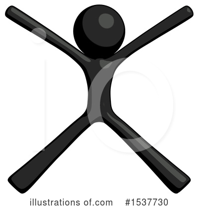 Royalty-Free (RF) Black Design Mascot Clipart Illustration by Leo Blanchette - Stock Sample #1537730