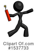 Black Design Mascot Clipart #1537733 by Leo Blanchette
