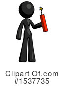 Black Design Mascot Clipart #1537735 by Leo Blanchette