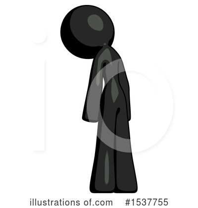 Royalty-Free (RF) Black Design Mascot Clipart Illustration by Leo Blanchette - Stock Sample #1537755