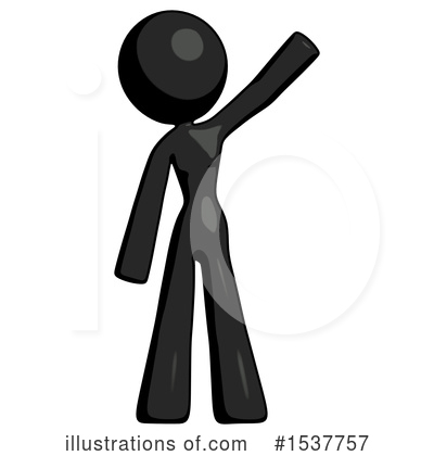 Royalty-Free (RF) Black Design Mascot Clipart Illustration by Leo Blanchette - Stock Sample #1537757