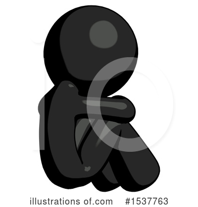 Royalty-Free (RF) Black Design Mascot Clipart Illustration by Leo Blanchette - Stock Sample #1537763