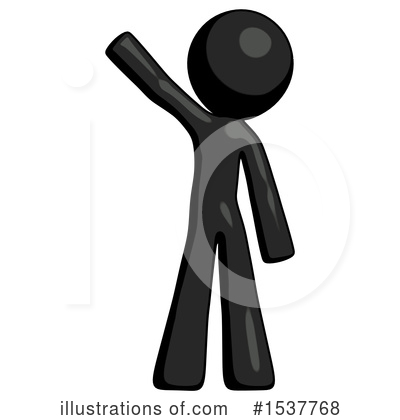 Royalty-Free (RF) Black Design Mascot Clipart Illustration by Leo Blanchette - Stock Sample #1537768