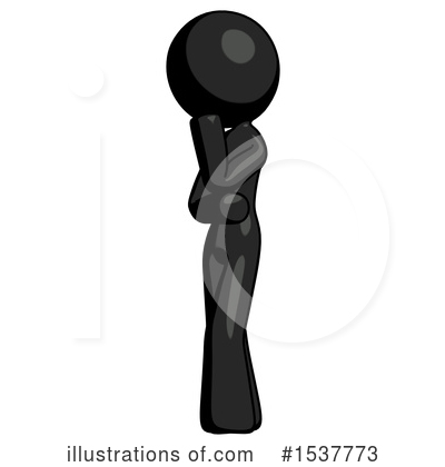 Royalty-Free (RF) Black Design Mascot Clipart Illustration by Leo Blanchette - Stock Sample #1537773