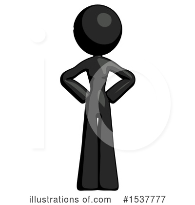 Royalty-Free (RF) Black Design Mascot Clipart Illustration by Leo Blanchette - Stock Sample #1537777