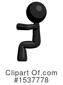 Black Design Mascot Clipart #1537778 by Leo Blanchette