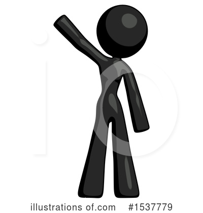 Royalty-Free (RF) Black Design Mascot Clipart Illustration by Leo Blanchette - Stock Sample #1537779