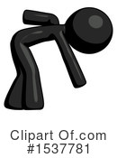 Black Design Mascot Clipart #1537781 by Leo Blanchette