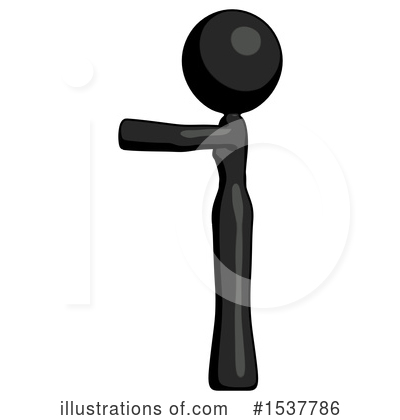 Royalty-Free (RF) Black Design Mascot Clipart Illustration by Leo Blanchette - Stock Sample #1537786