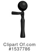 Black Design Mascot Clipart #1537786 by Leo Blanchette