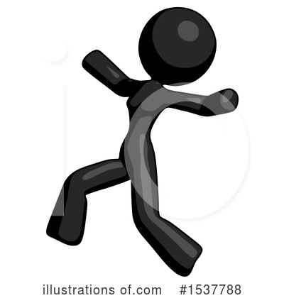 Royalty-Free (RF) Black Design Mascot Clipart Illustration by Leo Blanchette - Stock Sample #1537788