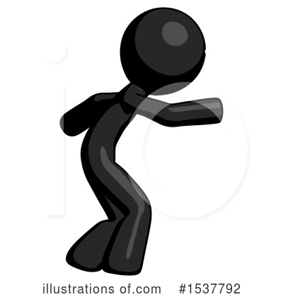 Royalty-Free (RF) Black Design Mascot Clipart Illustration by Leo Blanchette - Stock Sample #1537792