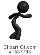 Black Design Mascot Clipart #1537793 by Leo Blanchette
