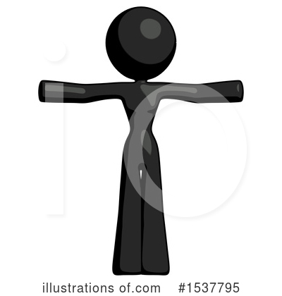 Royalty-Free (RF) Black Design Mascot Clipart Illustration by Leo Blanchette - Stock Sample #1537795