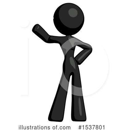 Royalty-Free (RF) Black Design Mascot Clipart Illustration by Leo Blanchette - Stock Sample #1537801