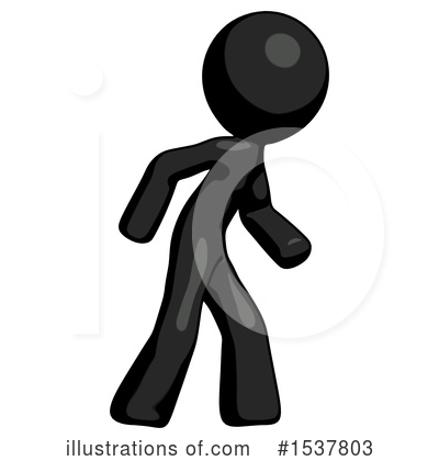 Royalty-Free (RF) Black Design Mascot Clipart Illustration by Leo Blanchette - Stock Sample #1537803