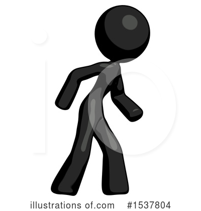 Royalty-Free (RF) Black Design Mascot Clipart Illustration by Leo Blanchette - Stock Sample #1537804