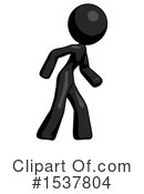 Black Design Mascot Clipart #1537804 by Leo Blanchette
