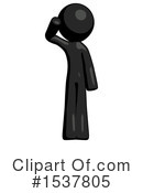Black Design Mascot Clipart #1537805 by Leo Blanchette