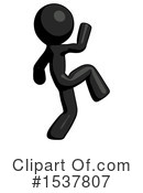 Black Design Mascot Clipart #1537807 by Leo Blanchette