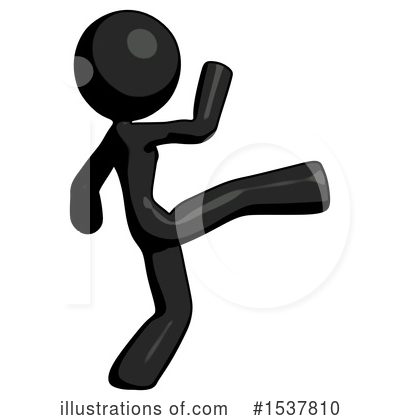 Royalty-Free (RF) Black Design Mascot Clipart Illustration by Leo Blanchette - Stock Sample #1537810