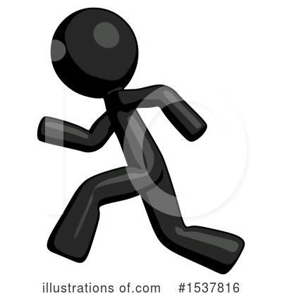 Royalty-Free (RF) Black Design Mascot Clipart Illustration by Leo Blanchette - Stock Sample #1537816