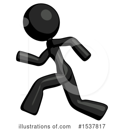 Royalty-Free (RF) Black Design Mascot Clipart Illustration by Leo Blanchette - Stock Sample #1537817