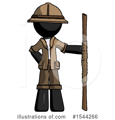 Royalty-Free (RF) Black Design Mascot Clipart Illustration by Leo Blanchette - Stock Sample #1544266