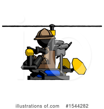 Royalty-Free (RF) Black Design Mascot Clipart Illustration by Leo Blanchette - Stock Sample #1544282