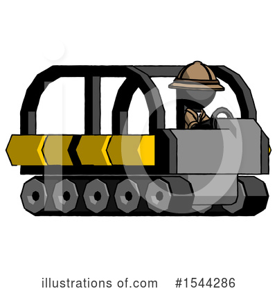 Royalty-Free (RF) Black Design Mascot Clipart Illustration by Leo Blanchette - Stock Sample #1544286