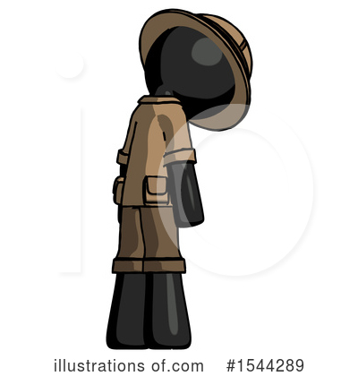 Royalty-Free (RF) Black Design Mascot Clipart Illustration by Leo Blanchette - Stock Sample #1544289