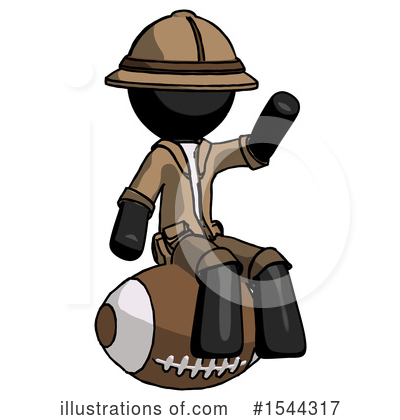 Royalty-Free (RF) Black Design Mascot Clipart Illustration by Leo Blanchette - Stock Sample #1544317