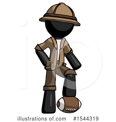 Royalty-Free (RF) Black Design Mascot Clipart Illustration by Leo Blanchette - Stock Sample #1544319
