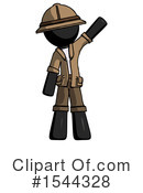 Black Design Mascot Clipart #1544328 by Leo Blanchette
