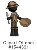 Black Design Mascot Clipart #1544331 by Leo Blanchette