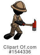 Black Design Mascot Clipart #1544336 by Leo Blanchette