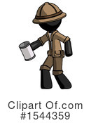 Black Design Mascot Clipart #1544359 by Leo Blanchette