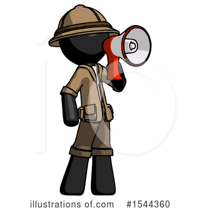 Royalty-Free (RF) Black Design Mascot Clipart Illustration by Leo Blanchette - Stock Sample #1544360