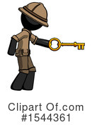 Black Design Mascot Clipart #1544361 by Leo Blanchette