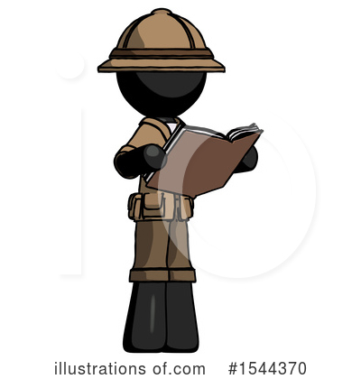 Royalty-Free (RF) Black Design Mascot Clipart Illustration by Leo Blanchette - Stock Sample #1544370
