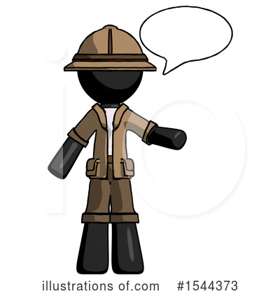 Royalty-Free (RF) Black Design Mascot Clipart Illustration by Leo Blanchette - Stock Sample #1544373