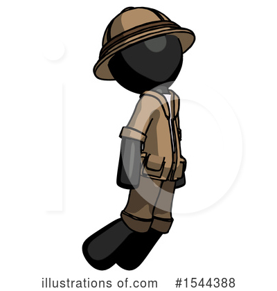 Royalty-Free (RF) Black Design Mascot Clipart Illustration by Leo Blanchette - Stock Sample #1544388