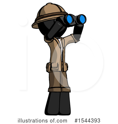 Royalty-Free (RF) Black Design Mascot Clipart Illustration by Leo Blanchette - Stock Sample #1544393