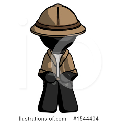 Royalty-Free (RF) Black Design Mascot Clipart Illustration by Leo Blanchette - Stock Sample #1544404