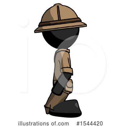 Royalty-Free (RF) Black Design Mascot Clipart Illustration by Leo Blanchette - Stock Sample #1544420