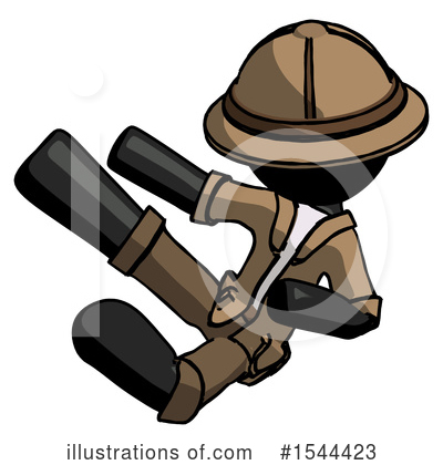 Royalty-Free (RF) Black Design Mascot Clipart Illustration by Leo Blanchette - Stock Sample #1544423