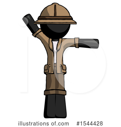 Royalty-Free (RF) Black Design Mascot Clipart Illustration by Leo Blanchette - Stock Sample #1544428