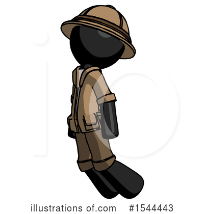 Royalty-Free (RF) Black Design Mascot Clipart Illustration by Leo Blanchette - Stock Sample #1544443